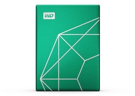 WD Disco Duro Ultra portátil My Passport de 2 TB, Unidad Esmeralda del 20 Aniversario, USB-C, con Software de Respaldo y protección con contraseña - WDBJXT0020BGN-WESN