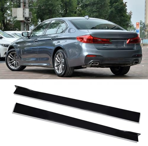 Auto Seitenschweller Verlängerungslippe für BMW 5 Series F10 F11 G30 G31 520i 528i 535i, ABS Seitenschweller Winglet Splitter Spoiler