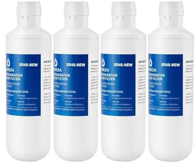 CBTZQIXJ Refrigerator Water Filter Compatible For SUREZA LT1000P LT1000P/PCS LT1000PC ADQ74793501 MDJ64844601 Compatible For Kenmore 9980, 2-6 PACK(4pcs)