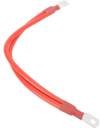 Plyisty Cable de Batería, Cable de Batería Positivo Aislamiento Alto con Duro para Bote (50 cm / 19.69in)