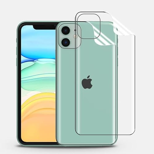 KoasVonson Back Hydrogel Film for iPhone 11, Pack of 2 TPU Back Protective Film Flexible Screen Protectors Film Anti-Scratch Shock
