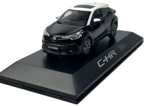 GEOQZRU 1 43 Per GAC Toyota C-HR Bicolore Modello Auto Giocattolo In Metallo Pressofuso Esposizione A Sorpresa Per Il Compleanno(Nero)