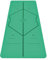 Liforme Travel Yogamatte - Die Umweltfreundlichste, rutschfeste Yogamatte der Welt Mit Dem Originalen Einzigartigen Ausrichtungsmarkierungssystem - Biologisch Abbaubare Matte Aus Naturkautschuk Grün