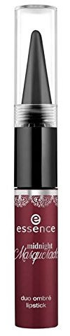 Essence midnight Masquerade duo ombré Lipstick Nr. 02 Bloody Marry Me Inhalt: 2,6g Black Lipstick + 7ml Matt Lipgloss = 1 Stück