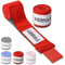 Serigala 4,5m Boxbandagen mit Daumenschlaufe - Halb elastische Bandagen Boxen mit extra breitem Klettverschluss - Kampfsport Bandagen für Thaiboxen, Kickboxen, MMA und Muay Thai Rot
