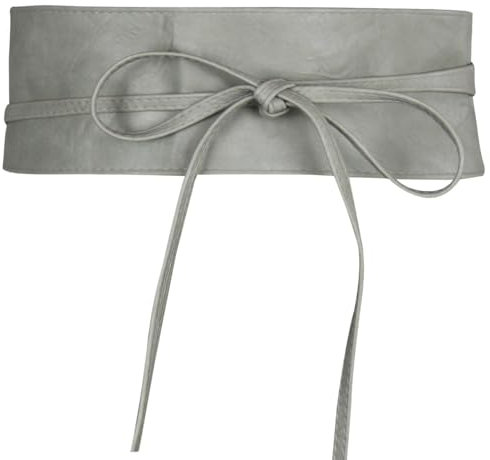 Frentree Damen Taillengürtel, breiter Wickelgürtel Obi Gürtel zum Schnüren Hüftgürtel Bindegürtel