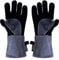 FZTEY Wleding Oven, BBQ Golves, Cut&Heat&Fire Resistant Leather Thorn Proof Thickening Gaunlets with Kevlar Stitching, Hot Thermal Work Safety Protective Gloves for Men&Women (Grey 16 inc 40CM)