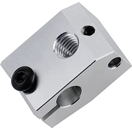 Mini-Heizblock aus Aluminium für Prusa Mini 3D-Drucker, auch kompatibel mit V6 PT100 Sensorpatrone, Hotend, 2 Stück