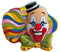 Amakando Buntes Clown Wandbild / 54 cm/Zirkus-Clown Wanddekoration Narr/Genau richtig zu Fasnet & Fasching