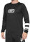 100% MTB WEAR Unisex R-core Youth Jersey Black/White Y-md Pullover, bunt, S/M