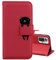 ONETHEFUL Étui de Protection en Cuir synthétique pour Xiaomi Redmi Note 10 Pro/Note 10 Pro Max à Rabat avec Support Rouge