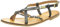 LES TROPEZIENNES PAR M. BELARBI Femme Chou Chaussures Ville Entre-Doigt, Marine-Or, 38 EU