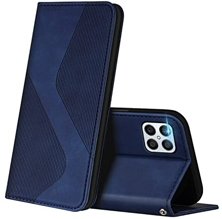 ZONNAVI Funda para Huawei Honor X8, Funda Libro de Cuero con Ranura para Tarjeta y Magnético, Wallet Flip Caso Cubierta Case Carcasa para Huawei Honor X8 (Azul)