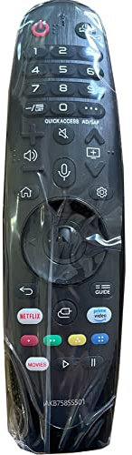 FYCJI Replacement AKB75855501 Universal Smart Remote Control for Smart TV Magic Remote LCD LED 3D HDTV Smart TV All Models Compatible (Amazon/Netflix, NO Voice Function No Pointer Function)