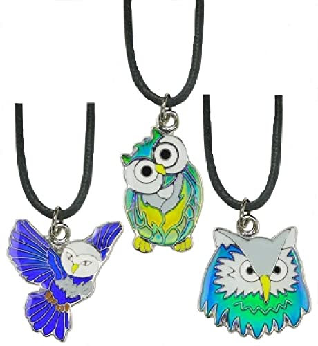 Cornelissen 1 Stimmungskette Eule, Modeschmuck Anhänger Tiere Eulen Vogel