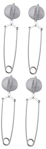 BESTonZON 4 Pezzi Bottiglia per Spolverare Portatile Mini Colino Bottiglia Frullatore Shaker Colino tè Colino Setaccio A Rete Agitatore per Farina Spolverino per Zucchero A Velo Utensile