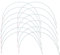 VILLCASE 10 Pairs Bra Underwire Replacement, Carbon Steel Bra Wires, Heavy Gauge Sturdy Underwire for Bras Replacement Sturdy Bra Supporters Sewing Supplies, 5.11 X 2.55in