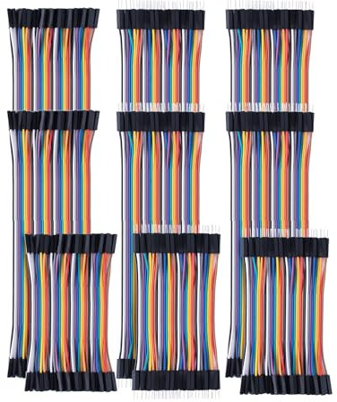Aypzuke 10CM+20CM+30CM 360 Stück Breadboard Jumper Wire Kabel Kit Male zu Female, Male zu Male, Female zu Female Jumper Wires Steckbrett für Arduino Raspberry Pi