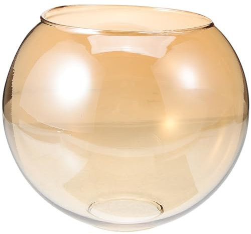 Artibetter Abat-jour Sphérique En Verre Couvercle De Lumière Globe Abat-jour à Douille G9 Abat-jour Globe Clair Remplacement De Lampadaire En Verre Abat-jour Rond Un Verre La Bulle Masque E27