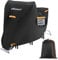 Motorrad Abdeckplane Outdoor Wasserdicht,420D Oxford-Stoff mit Kennzeichenfenster,4 Reflektorstreifen,3 Winddichte Schnallen,2 Verriegelungslöcher und Aufbewahrungstasche (S 175x70x110CM)