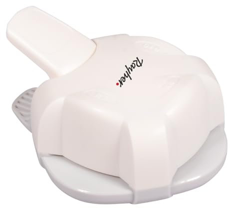 Rayher Eckenstanzer, 3in1, Eckenabrunder, Eckradien 4/7/10mm, Stanzer, geeignet für Papier/Karton bis zu 250g/m2, 69281000