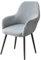 heavenlife Stuhlhussen mit Armlehne Samt, Sessel Schonbezug MaisköRner, Elastischer Stuhlbezug, Stuhlhussen Bezüge Universal, Bezug Stuhl Abnehmbare für Esszimmer Wohnzimmer Hochzeit Deko (Hellgrau)