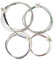 CHOYUE BD102 Jeu de Cordes pour contrebasse à 4 Cordes Corde d'enroulement en Acier-Nickel Corde Durable résistante à la Rouille pour contrebasse (4 pièces)