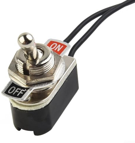 Vorverdrahteter Premium-Kippschalter mit 6 A und für eine lange Lebensdauer ausgelegt