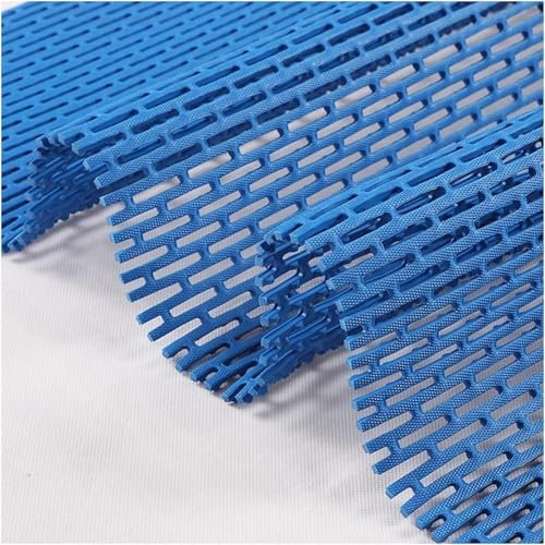 CucCe Drainage non-slip floor mats Drainage Anti-Slip Mat, PVC Floor Mat For Swimming Pool Kitchen Balcony Car Wash non-slip mat(Blue,90x100cm)