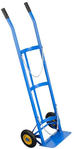 LYDBMYT Oxygen Tank Carrier with Wheels, Commercial Gas Cylinder Hand Cart & 40L Propane Tanks Dolly, Gas Cylinder Rack for Hospitals/Clinics/Factory