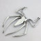 Auto Emblem Spinne 3D Metall Silber Cars Spiderman Logo Cars Tuning 7.7×5.5cm