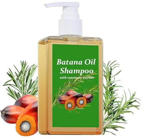Batana Oil Shampoo With Rosemary Extract, Shampoo De Batana Para La Caida Del Cabello, Rosemary Essence Haaröl, 100% Natürliches Kaltgepresstes Batanaöl Für Haare, Reduziert Haarausfall (100ml)