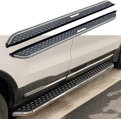 ZXFENG Marchepieds de seuil latéral pour Nissan X-Trail T32 2014-2020 Marchepieds Jupes latérales Aluminium Anti-Collision Protecteur Carrosserie Kit Accessoires