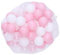 JOINPAYA 200Piezas Bolas De Plástico para Bebés De Bolas Oceánicas De Aplastamiento para Piscinas Casa y Actividades Infantiles Rosa