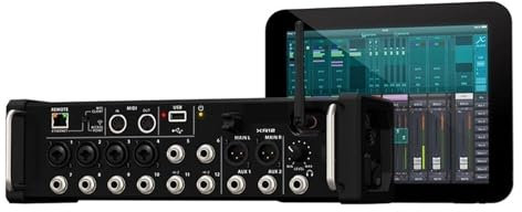 Tablet-gesteuerter Digitalmixer Professionelle DJ-Mixerkonsole mit DSP for System-Line-Array-Lautsprecher,Außergewöhnliche Klangklarheit(XR12)