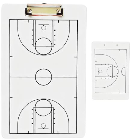 Sport Klemmbrett - Sportartikel Whiteboard - Zweiseitige Trocken Abwischbare Marker Tafel Für Fußball | Für Die Sportarten American Football, Fußball, Baseball Und Hockey Für Wettbewerb Und