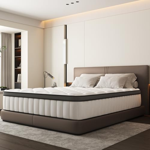 Airchros Matratze 90x200 cm 7-Zonen Taschenfederkern Matratze, Härtegrad H3, Oeko-TEX® 100 Zertifiziert, 25 cm Höhe& Abnehmbarem waschbarem Spannbettlaken, Für Erwachsene