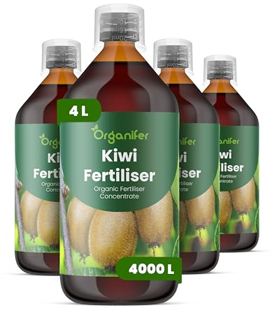Engrais liquide organique 4x1L pour Kiwis – croissance saine et vitalité – Organifer