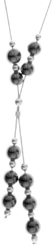 InCollections Damen-Collier 925/000 Sterlingsilber 42 cm mit Hämatit und Silberkugeln 0010293035100