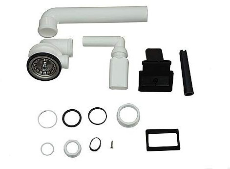 Fregadero de repuesto para Franke EFX 614 con válvula de tapón de 1 1/2 pulgadas.