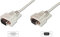 DIGITUS Câble de connexion série D-Sub 9 à D-Sub 9 - Fiche à prise femelle - 5.0m - Rallonge de câble - Beige