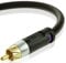 Mediabridge™ Ultra Series Subwoofer Cable (6 Feet) - Dual Shielded with Gold Plated RCA to RCA Connectors - Black - (Part# CJ06-6BR-G1)