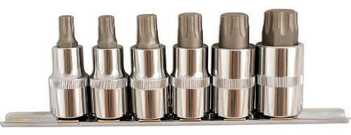 Laser 5214 Torx Plus® Socket Bit Set 1/2D 6pc