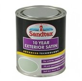 Sandtex 750 Ml 10 Year Exterior Satin Brilliant White