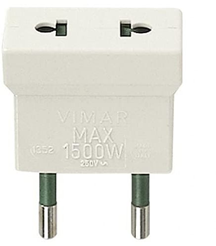 Vimar – Adattatore S10 USA + EU, Bianco