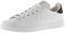 Victoria Basket Basse Tenis Cuir & Arrière Pailleté & Logo Perforé 1125104 pour Femme Negro 36