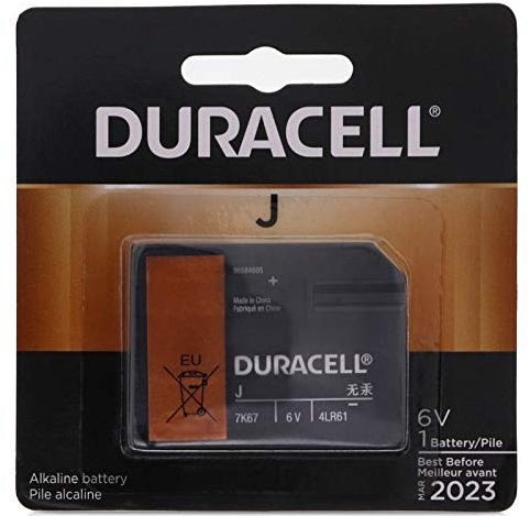 Duracell Medical Battery J 6 Volt 7K67B 1 Each (Pack Of 3)