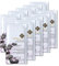 Coolike Oshibori Wellnesstücher | Frotteetücher zur Erfrischung | 10 Stück im hygienischen Einzelsachet mit Zipp-Verschluss