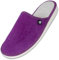 FOOTHUGS Womens Slippers Memory Foam Plantar Fasciitis Ladies Slippers Breathable Arch Support Mules For Women Regular Fit (5 UK, Purple)