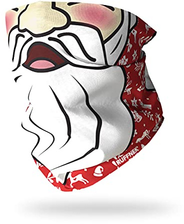 Ruffnek SANTA CLAUS/FATHER CHRISTMAS Multifunctional scarf/snood tube - ONE SIZE for Running, Cycling, Santa Dash